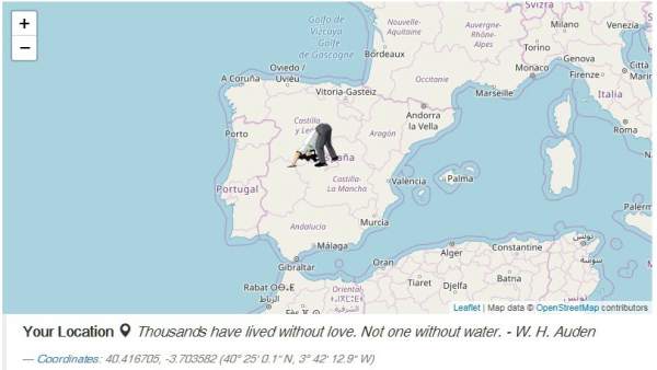 Mapa de las antípodas Mapa de las antípodas