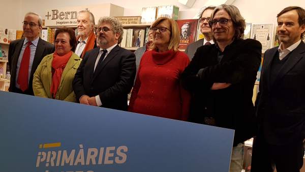 Miembros de la asociación 'Compromís per Barcelona'. Miembros de la asociación 'Compromís per Barcelona'.