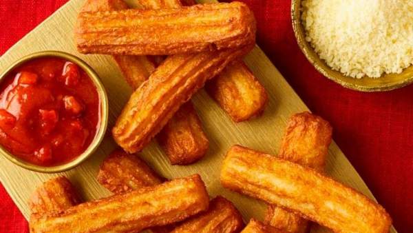 Los churros de la discordia: con queso y ketchup Los churros de la discordia: con queso y ketchup