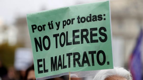 Cartel contra la violencia machista Cartel contra la violencia machista