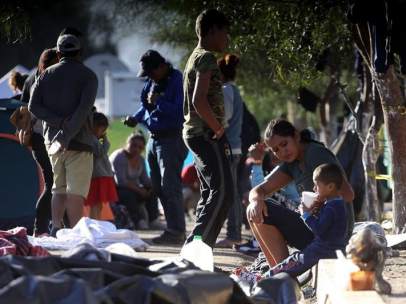 Inmigrantes centroamericanos en Tijuana