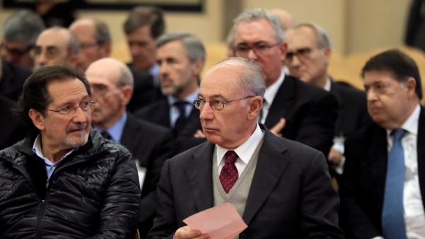 El expresidente de Bankia, Rodrigo Rato, junto al exconsejero de Caja Madrid El expresidente de Bankia, Rodrigo Rato, junto al exconsejero de Caja Madrid