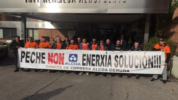 Comité de Alcoa antes de reunión en Madrid Comité de Alcoa antes de reunión en Madrid