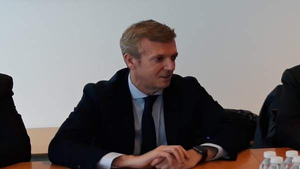 Alfonso Rueda en una reunión en la sede de la Xunta en Vigo Alfonso Rueda en una reunión en la sede de la Xunta en Vigo