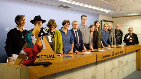 Presentación exposiciones de 'Actual 19' y Fiver Presentación exposiciones de 'Actual 19' y Fiver