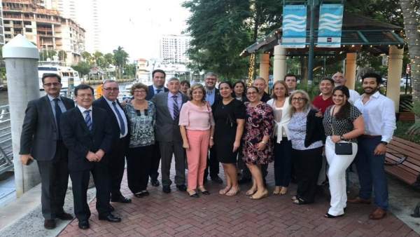 Delegación de senadores que han acudido al arranque del juicio a Pablo Ibar Delegación de senadores que han acudido al arranque del juicio a Pablo Ibar