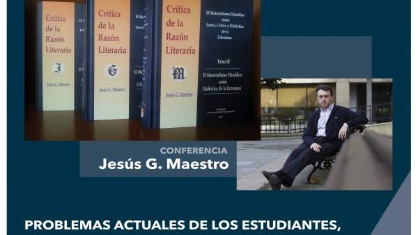 Cartel de la conferencia de Jesús G. Maestro Cartel de la conferencia de Jesús G. Maestro