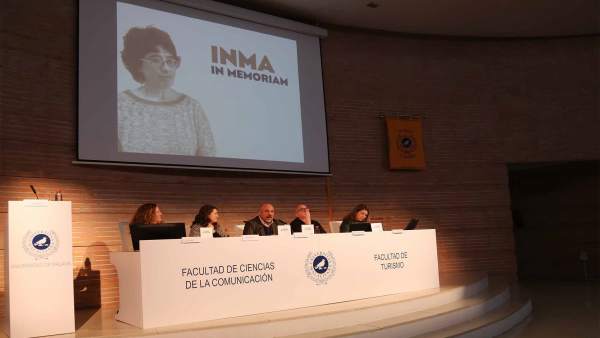 Homenaje a la profesora de Periodismo Inmaculada Sánchez Homenaje a la profesora de Periodismo Inmaculada Sánchez