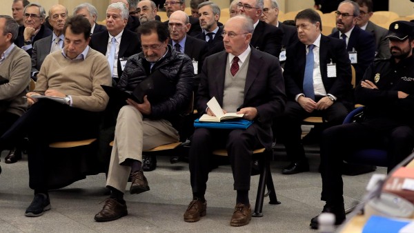 Imagen de Rodrigo Rato en el juicio martes 27 de noviembre Imagen de Rodrigo Rato en el juicio martes 27 de noviembre
