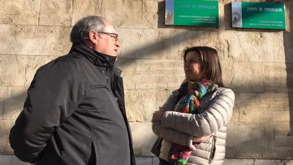 Los dirigentes del PP Antonio Ayllón y Ana Vanesa García Los dirigentes del PP Antonio Ayllón y Ana Vanesa García