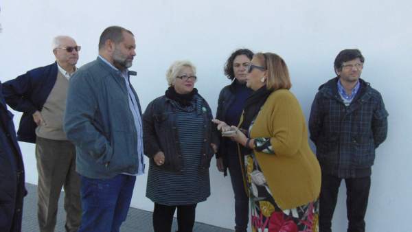 Adelante Andalucía, en Marismas del Odiel. Adelante Andalucía, en Marismas del Odiel.