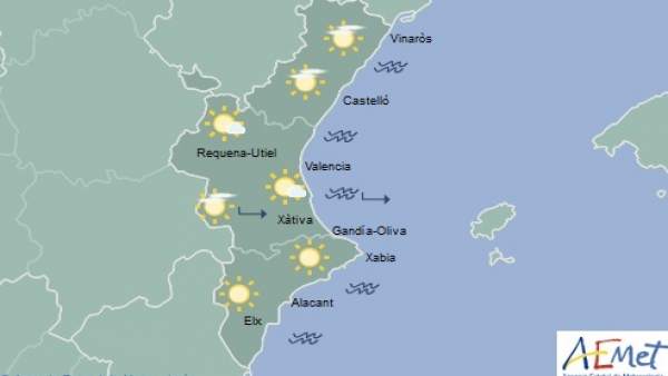 Predicción de este jueves Predicción de este jueves