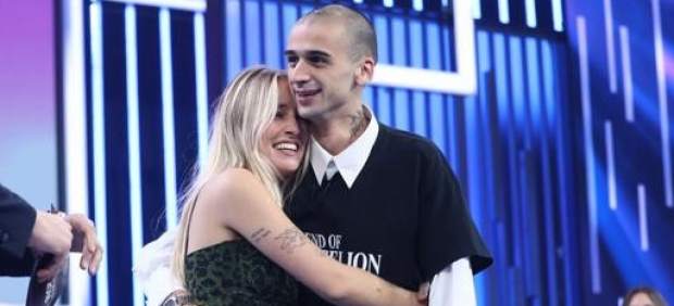 María y su novio, en 'Operación Triunfo'.