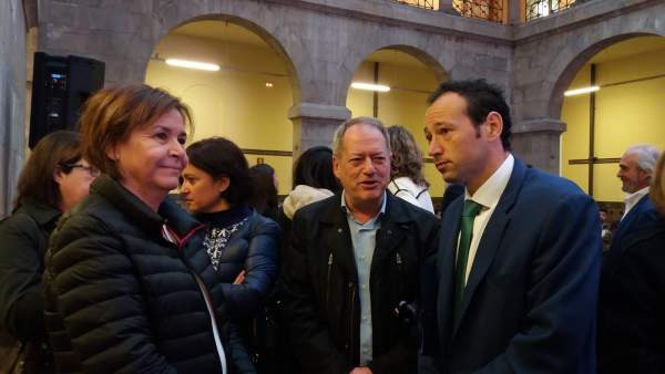 CARMEN MORIYÓN (FORO), AURELIO MARTÍN (IU) Y GUILLERMO MARTÍNEZ (PSOE) CARMEN MORIYÓN (FORO), AURELIO MARTÍN (IU) Y GUILLERMO MARTÍNEZ (PSOE)