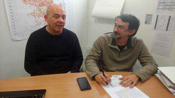 Enrique García (izda) y Luis Alberto Romero Enrique García (izda) y Luis Alberto Romero