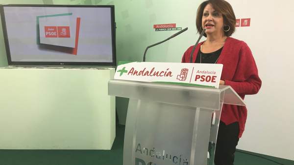 María del Mar Shaw durante la rueda de prensa María del Mar Shaw durante la rueda de prensa