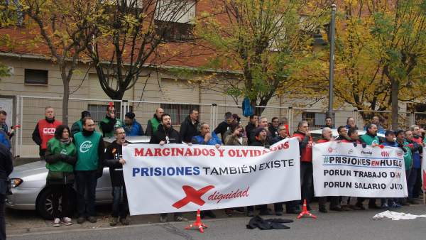 Concentración de sindicatos prisiones Concentración de sindicatos prisiones