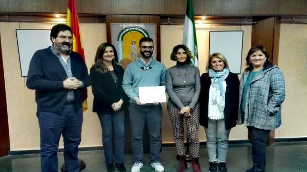Recepción a Javier Jiménez, Premio Extraordinario de Artes Plásticas y Diseño. Recepción a Javier Jiménez, Premio Extraordinario de Artes Plásticas y Diseño.
