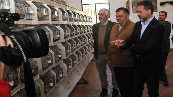 Sánchez (izda.) y Zurera (centro) visitan Avicor Sánchez (izda.) y Zurera (centro) visitan Avicor