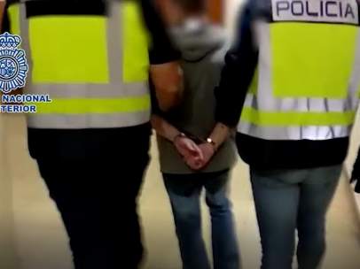 Imágenes de la detención en Zaragoza de César Román Virueta