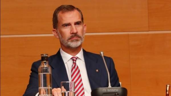 Felipe VI en una comparecencia. Felipe VI en una comparecencia.
