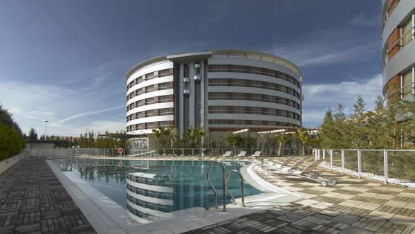 El hotel Abades Nevada Palace. El hotel Abades Nevada Palace.