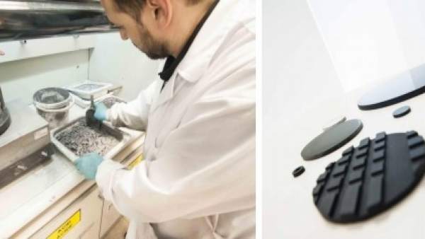 Preparación del material para obtener nanocompuestos cerámicos; y material final Preparación del material para obtener nanocompuestos cerámicos; y material final