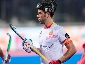 Miki Delàs, capitán de la selección de hockey