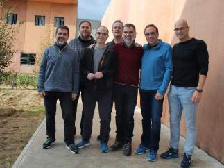 Políticos catalanes independentistas presos