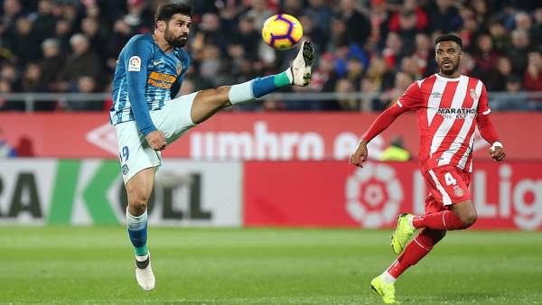 Diego Costa en el Girona - Atlético Madrid Diego Costa en el Girona - Atlético Madrid