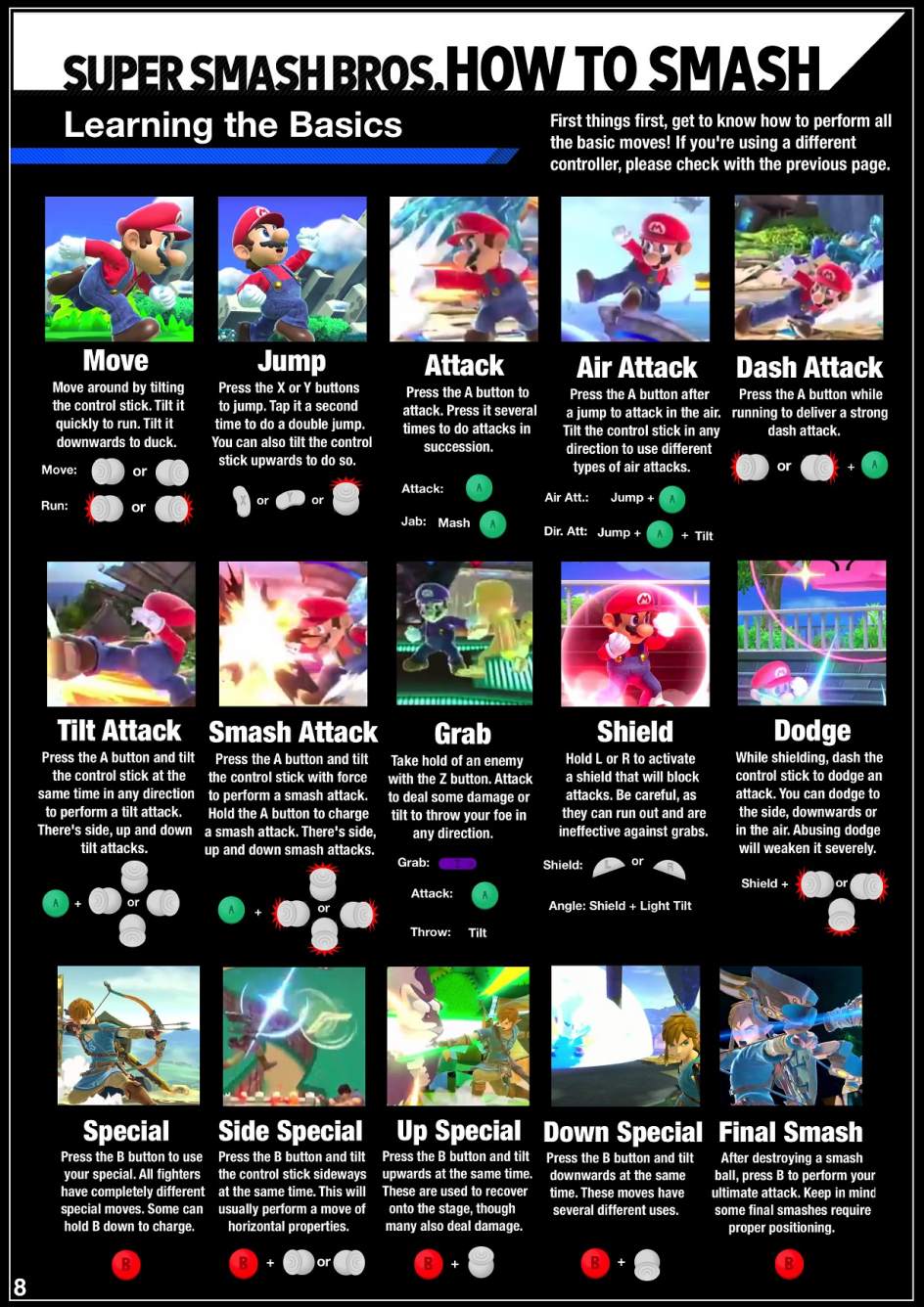 Manual de Instrucciones de 'Super Smash Bros. Ultimate'