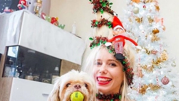Peinado a lo árbol de Navidad Peinado a lo árbol de Navidad