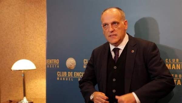 Javier Tebas, presidente de La Liga. Javier Tebas, presidente de La Liga.