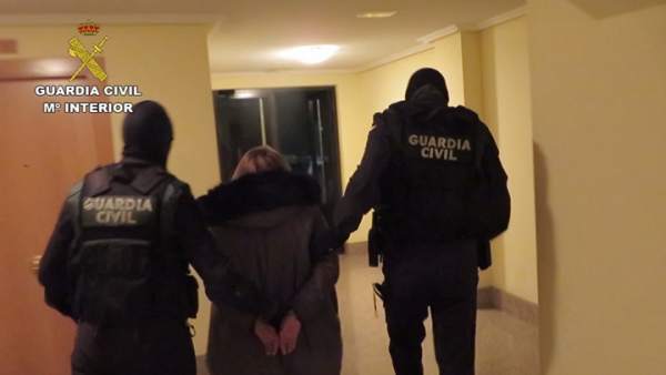 Un momento de las detenciones en Aldeaseca 5-12-2018 Un momento de las detenciones en Aldeaseca 5-12-2018