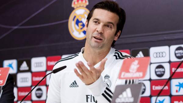 Solari, en rueda de prensa Solari, en rueda de prensa