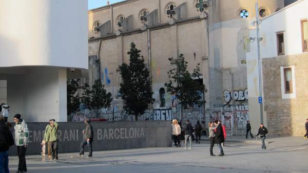 La Capilla de la Misericordia, junto al Macba. La Capilla de la Misericordia, junto al Macba.