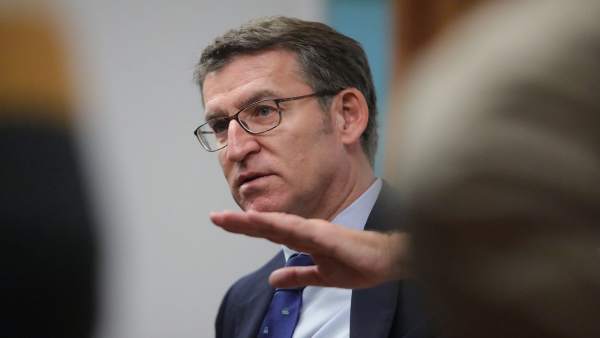 Alberto Núñez Feijóo, presidente de la Xunta, tras el Consello Alberto Núñez Feijóo, presidente de la Xunta, tras el Consello
