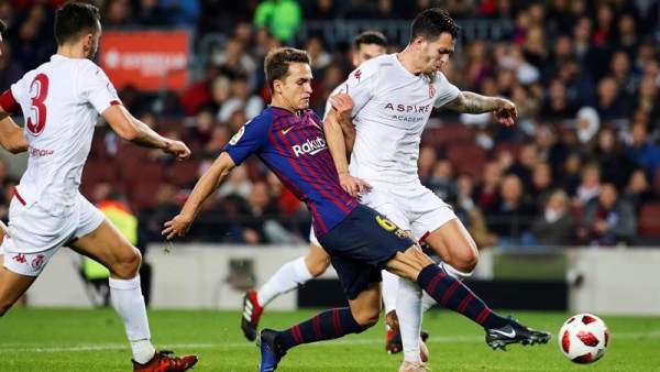 Denis Suárez anota un tanto con el Barcelona. Denis Suárez anota un tanto con el Barcelona.