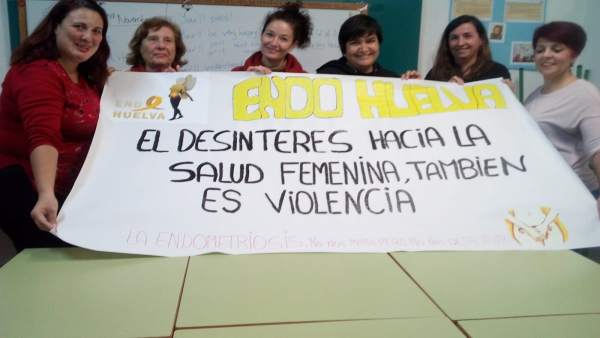 Socias de Endohuelva en el Día Internacional contra la Violencia de Género. Socias de Endohuelva en el Día Internacional contra la Violencia de Género.