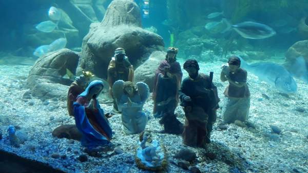 Belén submarino en Sea Life Benalmádena Belén submarino en Sea Life Benalmádena