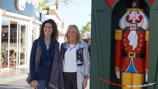 La alcaldesa de Marbella, Ángeles Muñoz en Puerto Banús La alcaldesa de Marbella, Ángeles Muñoz en Puerto Banús