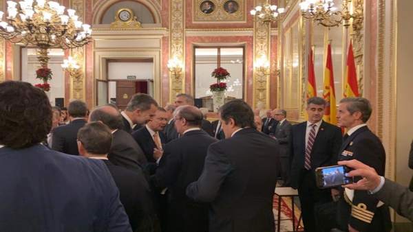 Lambán en el Congreso en el XL Aniversario de la Constitución Lambán en el Congreso en el XL Aniversario de la Constitución