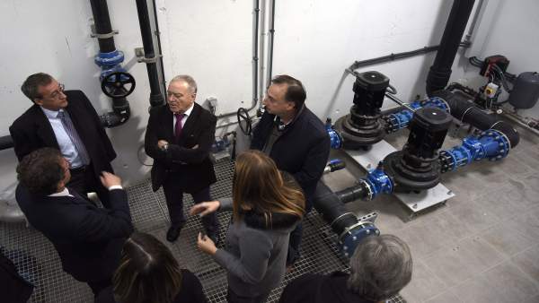 Miguel Gracia visita equipamientos que mejoran la calidad del agua en Zaidín Miguel Gracia visita equipamientos que mejoran la calidad del agua en Zaidín