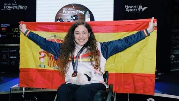 Loida Zabala tras su victoria en Bogotá Loida Zabala tras su victoria en Bogotá