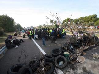 Cortes de tráfico en la AP-7