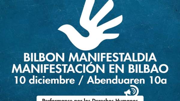 Manifestación Bilbao Día Mundial de los Derechos Humanos. Manifestación Bilbao Día Mundial de los Derechos Humanos.