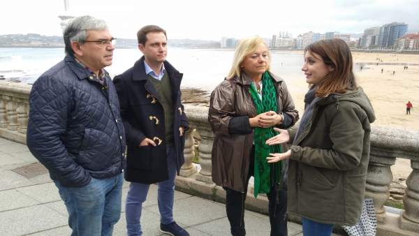 La vicesecretaria de Estudios y Programas del PP, Andrea Levy, en Gijón La vicesecretaria de Estudios y Programas del PP, Andrea Levy, en Gijón