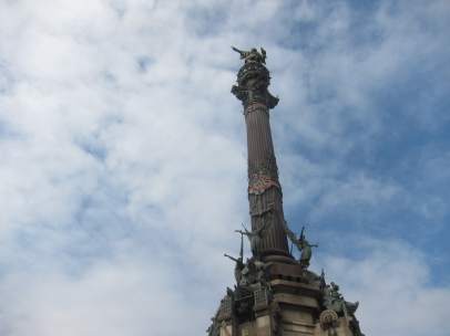 Monumento a Colón de Barcelona.