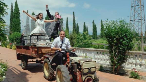Loli y Sergio, en 'Cuatro Weddings'. Loli y Sergio, en 'Cuatro Weddings'.