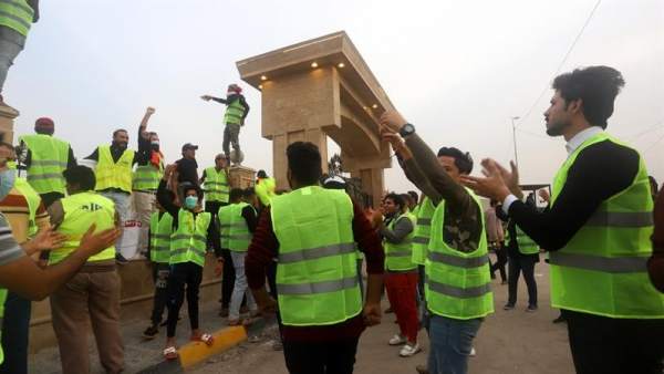 Manifestación de 'chalecos amarillos' en Irak Manifestación de 'chalecos amarillos' en Irak